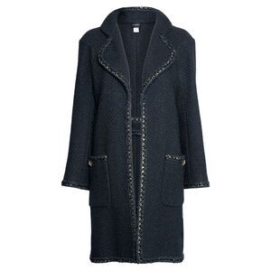 Salzburg Chain Trim Tweed Coat